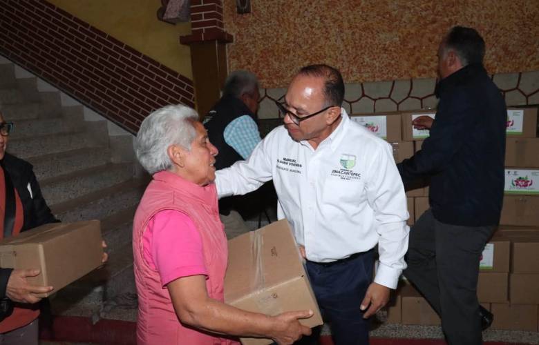 Entrega Zinacantepec paquetes alimentarios mediante programa social municipal