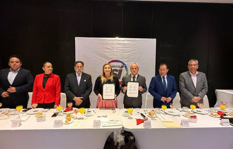 Fortalece San Mateo Atenco vínculo con empresas mediante convenio con ADEIEM