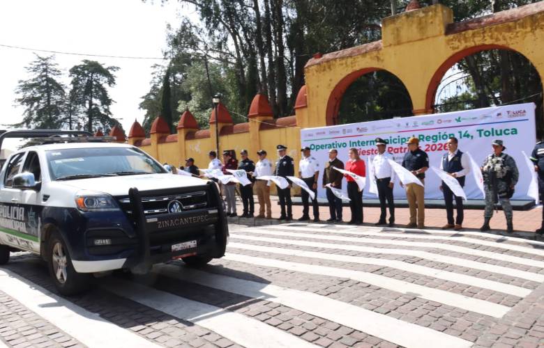 Refuerza Zinacantepec coordinación regional para garantizar Fiestas Patrias seguras