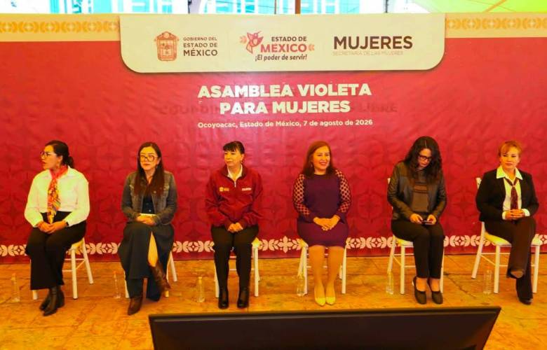 Fortalecen atención a mujeres con Asamblea Violeta en Ocoyoacac