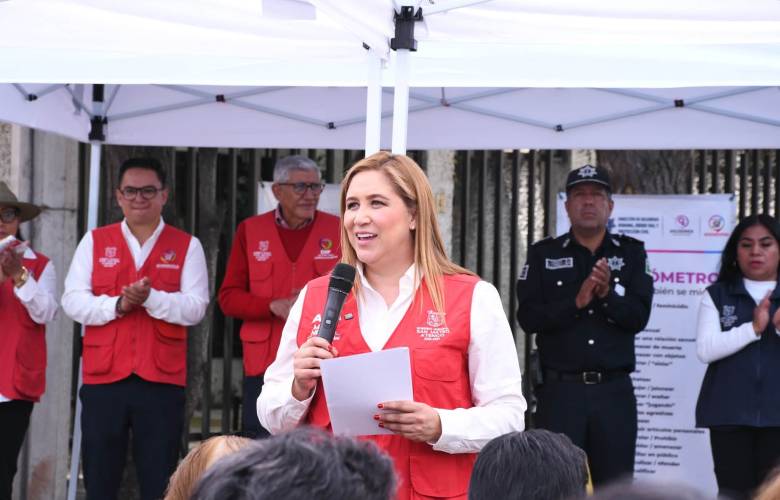 Refuerza San Mateo Atenco seguridad y vialidades en el fraccionamiento Santa Elena