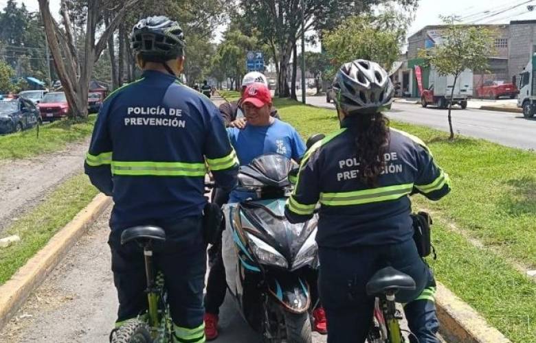 Recorre Ciclopatrulla de Toluca casi 5 mil kilómetros en seis meses