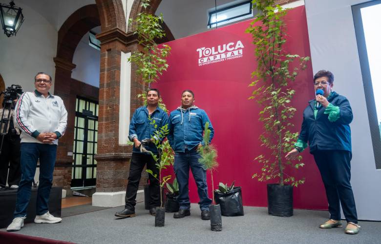 Restaurará Toluca sus espacios verdes con la plantación de 126 mil árboles y jardines urbanos