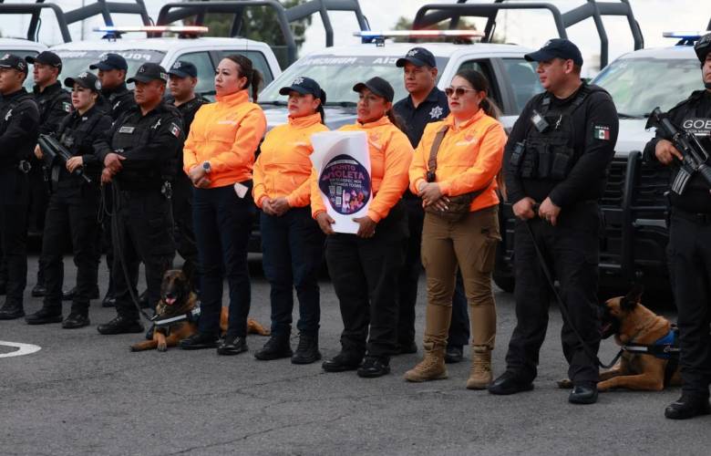 Refuerzan operativo Red Violeta para prevenir violencia contra mujeres en Ecatepec