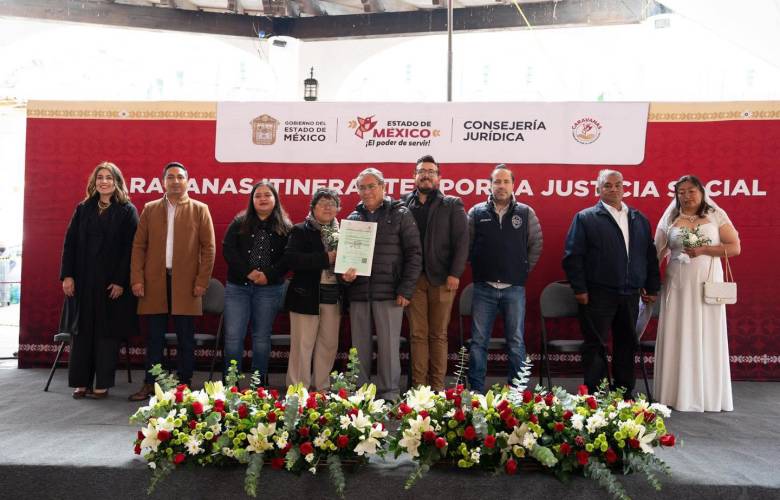 Formalizan 40 parejas su unión durante las Bodas Comunitarias en Ocoyoacac