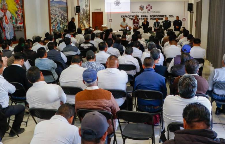 Fortalece Ixtlahuaca coordinación con Movilidad para capacitar a transportistas