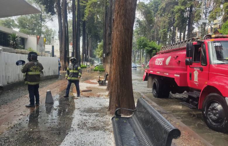 Activa Toluca operativo por lluvias para atender encharcamientos en distintos puntos de la ciudad