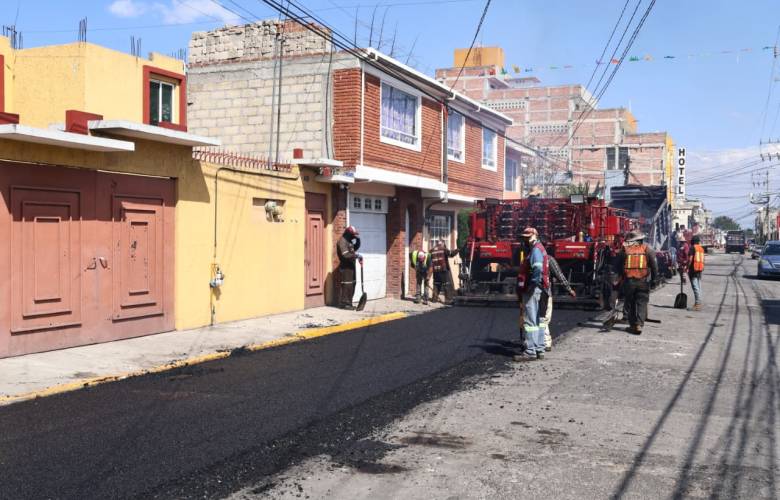 Rehabilita Toluca vialidades en las zonas norte, centro y sur con el programa Diablo Dragón