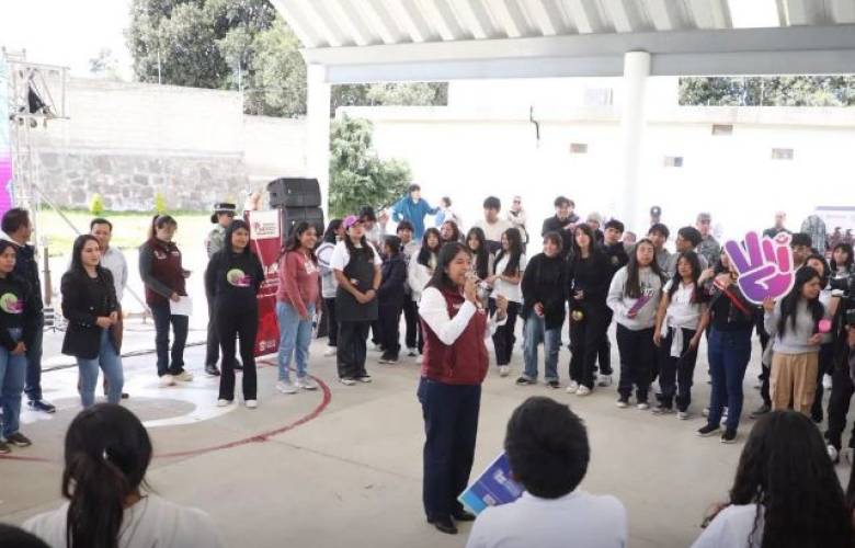 Impulsa Temoaya campaña de prevención de adicciones entre estudiantes de Jiquipilco El Viejo