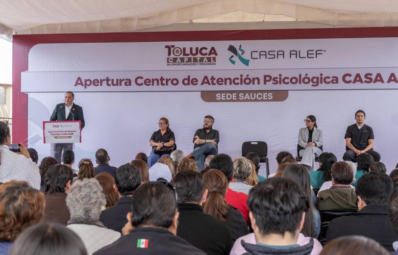 Inaugura Toluca Centro de Atención Psicológica Casa Alef en Sauces