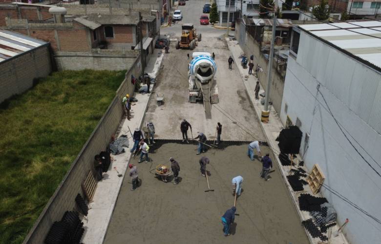 Transforma Toluca nueve calles de Parques Nacionales con concreto ecológico
