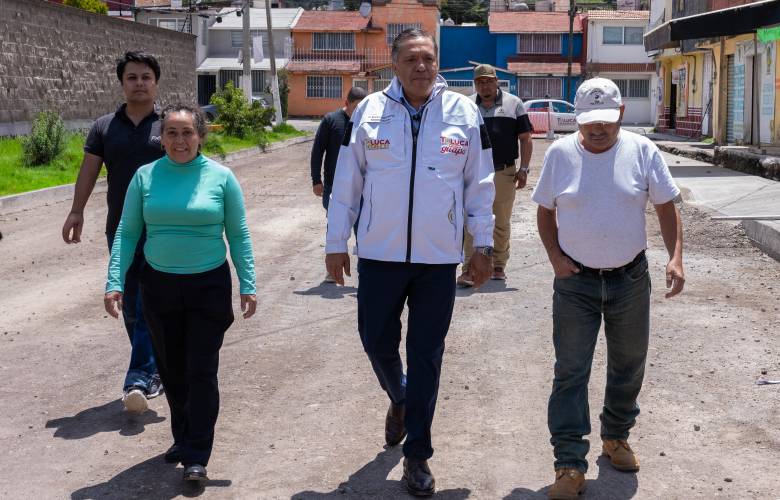 Supervisa Ricardo Moreno avance de rehabilitación en Avenida del Trabajo
