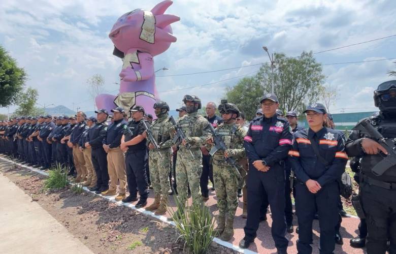 Refuerza Ecatepec seguridad en plazas comerciales con operativo por partido de la Selección Mexicana