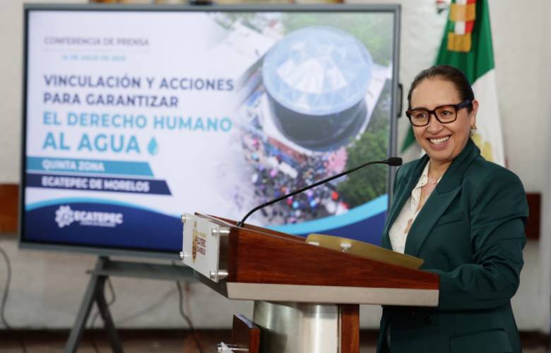 Eleva Ecatepec el abasto de agua en la Quinta Zona al 85 por ciento