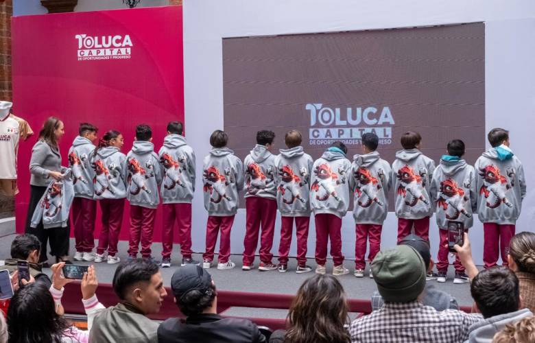Abandera Toluca a selección infantil que competirá en torneo internacional de Japón