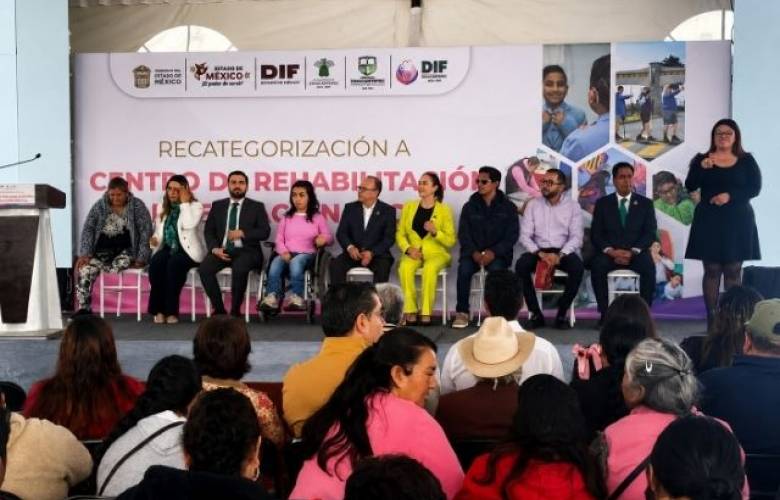 Transforma Zinacantepec unidad de rehabilitación en Centro de Rehabilitación e Integración Social
