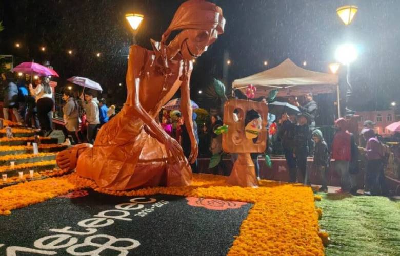 Presenta el alcalde Fernando Flores Fernández la primera edición del festival cultural “Catrinarte” en Metepec