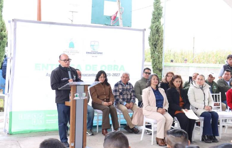 Entrega Zinacantepec nuevas aulas y comedor para fortalecer la educación inclusiva