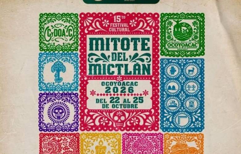 Anuncia Ocoyoacac el 15 Festival Cultural Mitote de Mictlán 2026 con concursos, música y actividades