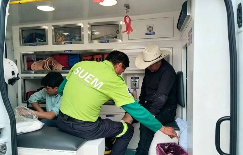 Deja explosión de pirotecnia cinco personas lesionadas en Aculco