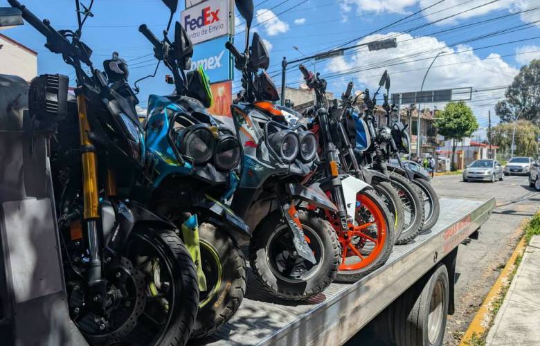 Refuerza Metepec revisión de motociclistas con operativo Moto Ratón