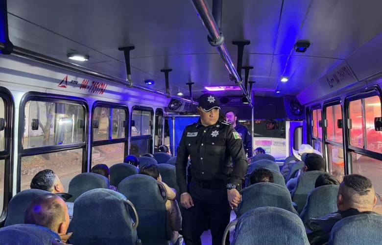 Refuerza Toluca vigilancia en transporte público con operativo “Pasajero Seguro”