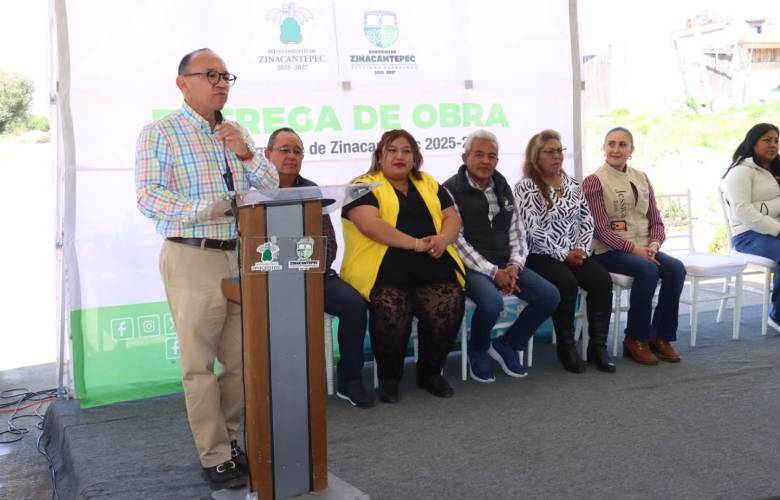 Concluyen segunda etapa del camino al Colín en Zinacantepec