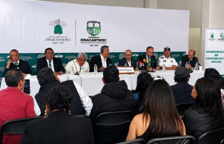 Reporta Zinacantepec reducción del 20 por ciento en delitos y mejora posiciones estatales en seguridad