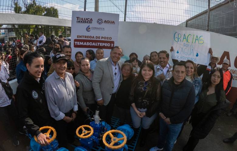 Rehabilita Toluca pozo de 8 Cedros para mejorar abasto de agua