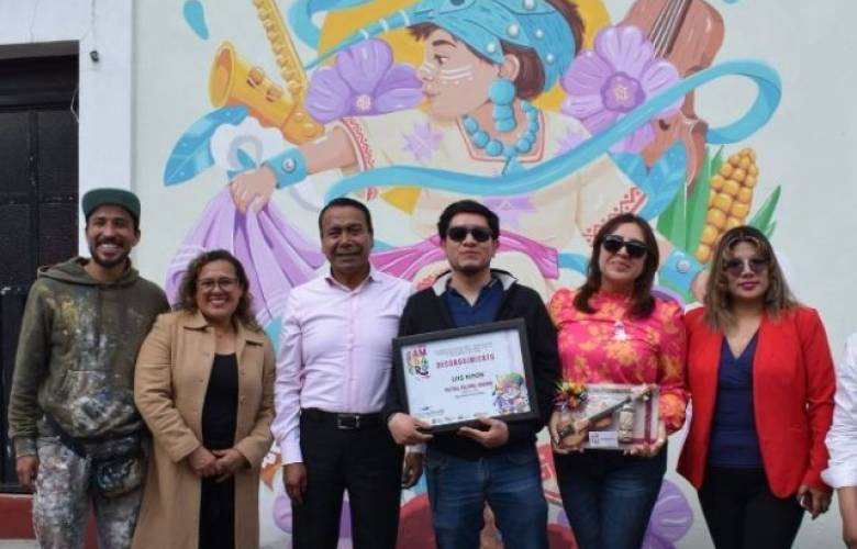 Inaugura Atlacomulco mural “Raíces que Danzan” rumbo al Festival Cultural Ambaró 2026