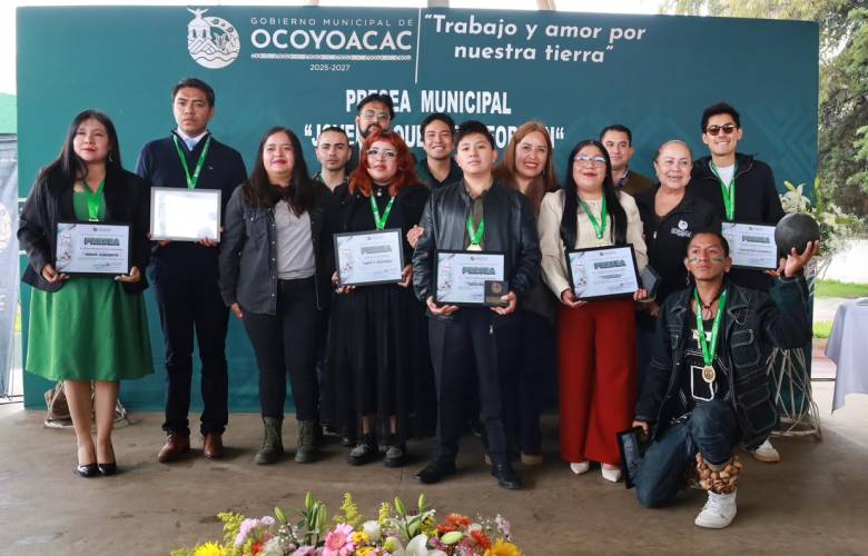 Reconoce Ocoyoacac talento y participación de siete jóvenes