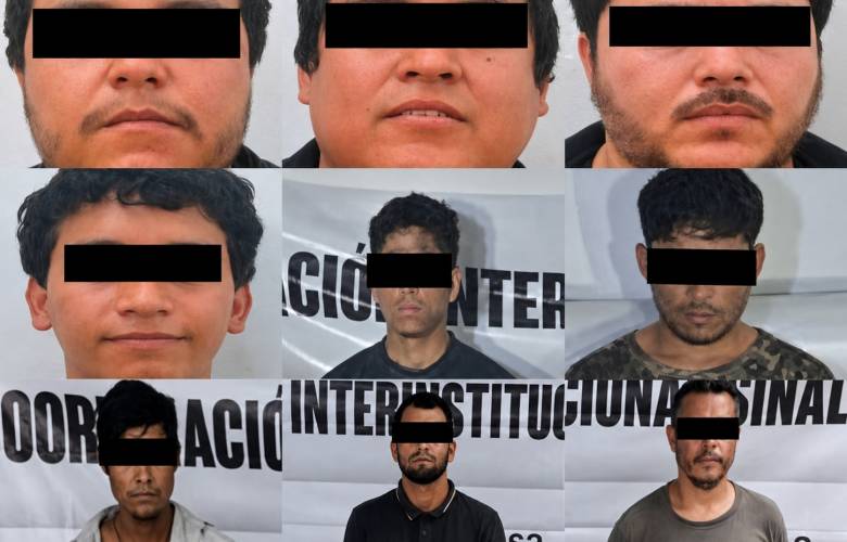 Detienen a 11 presuntos generadores de violencia y aseguran arsenal en operativos en Sinaloa