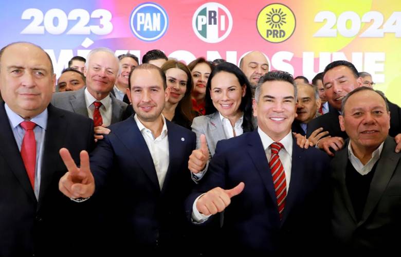 Lista la Coalición PRI, PAN y PRD con Del Moral por la gubernatura del Edomex