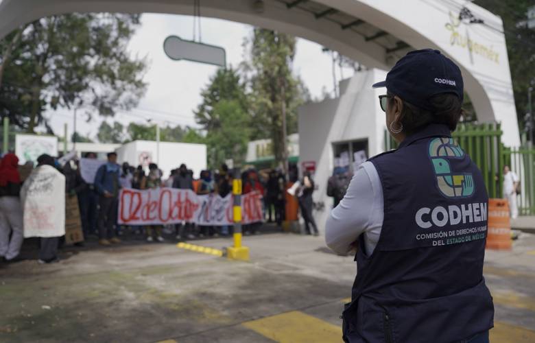 Acompaña CODHEM movilizaciones del 2 de octubre en Toluca