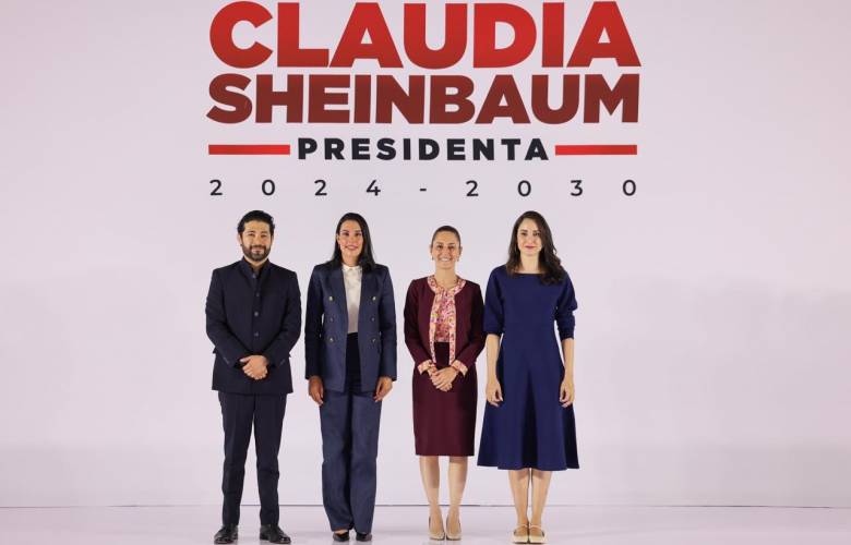 Claudia Sheinbaum presenta a jóvenes titulares de cultura, turismo y trabajo 