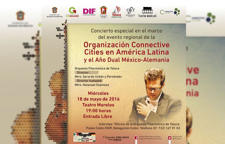 Ofrecerá ofit concierto especial en el marco del evento regional de la organizaciónconnective cities en américa latina