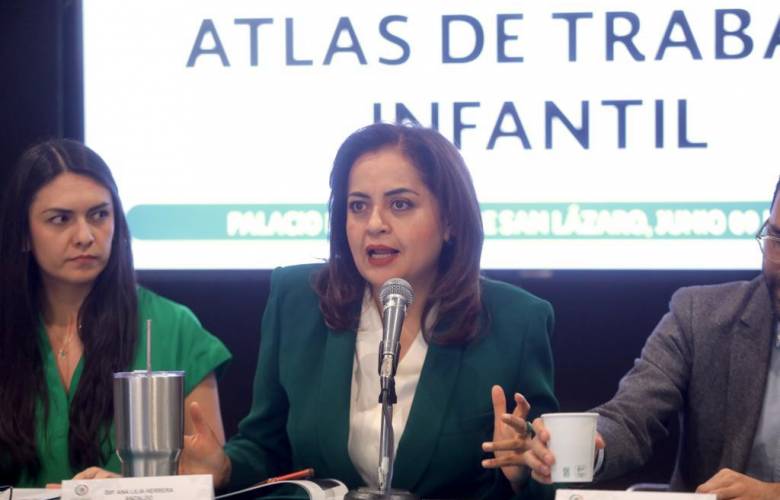 Presenta diputada federal Ana Lilia Herrera Atlas de trabajo infantil 