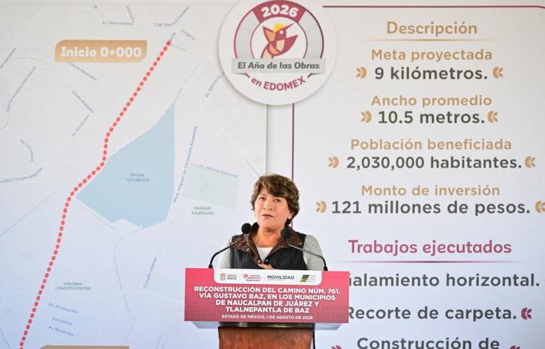 Inicia Gobierno del Edoméx reconstrucción de la Vía Gustavo Baz en Tlalnepantla