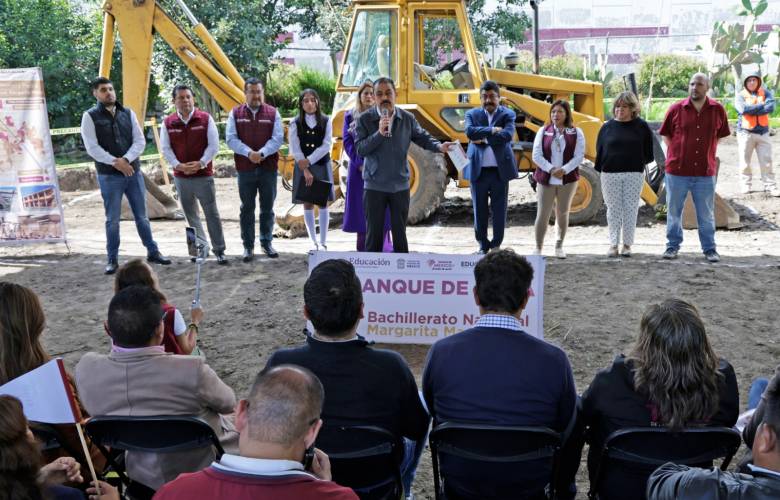 Construye Edoméx nuevo Bachillerato Nacional en Texcoco para 300 estudiantes