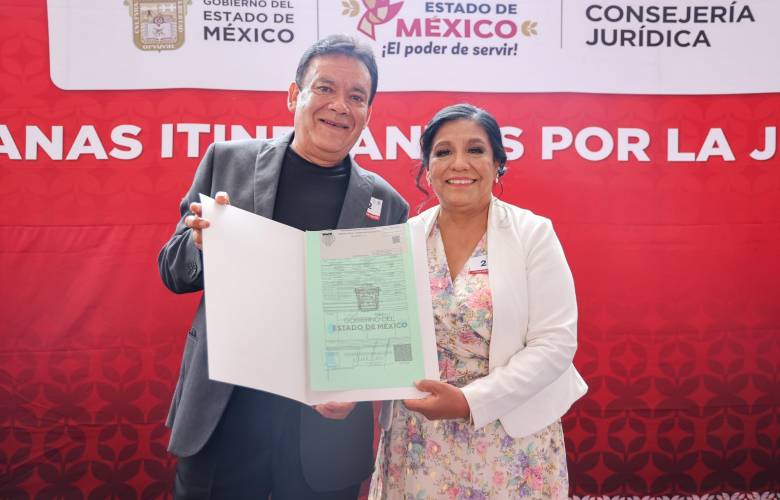 Formaliza EdoMéx más de 12 mil matrimonios civiles mediante caravanas de justicia