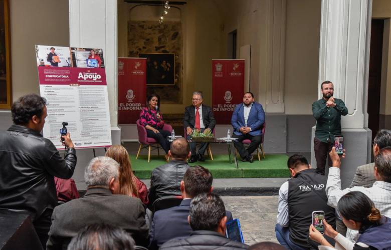 Abre EdoMéx convocatoria de apoyo al autoempleo con bolsa de 45 millones de pesos