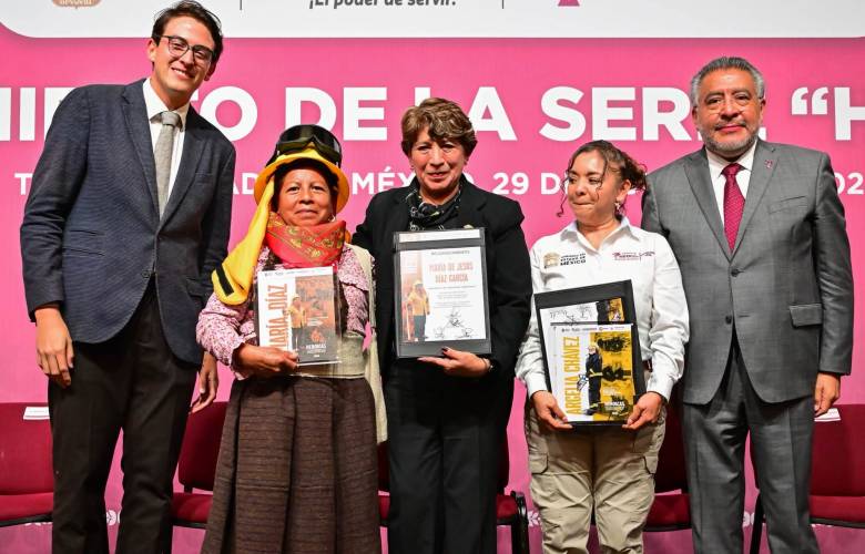 Presenta Delfina Gómez la serie “Heroicas” para reconocer a mujeres servidoras públicas