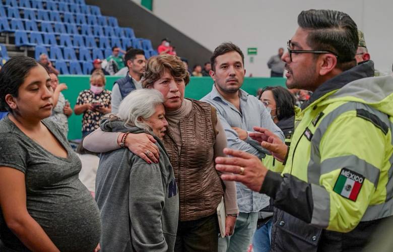 Supervisa Delfina Gómez atención a familias evacuadas por fuga de gas en Nezahualcóyotl