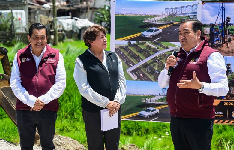 Supervisa Delfina Gómez recta final de la reconstrucción del camino Toluca–Tenango