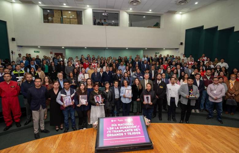 Registra EdoMéx 929 donaciones de órganos y tejidos durante gobierno de Delfina Gómez