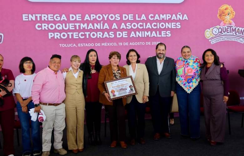 Reconoce Delfina Gómez apoyo del Congreso y OSFEM a campaña ‘Croquetmanía’