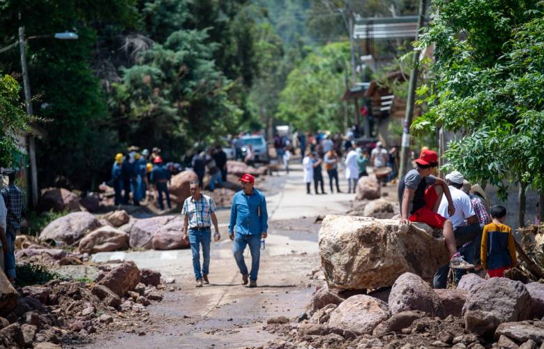 Coordina Gobierno del Edomex atención por afectaciones tras lluvias en Temascaltepec