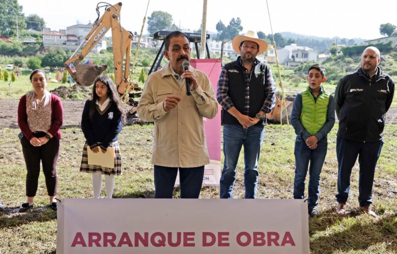 Inician construcción de nuevo Bachillerato Nacional en Almoloya de Juárez