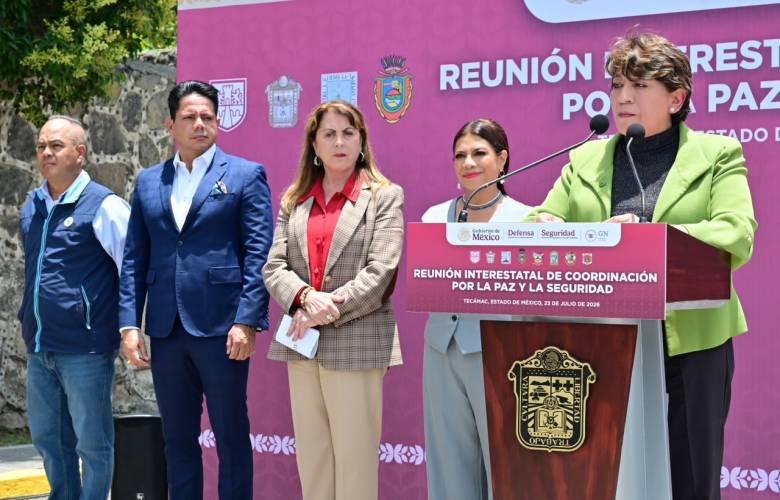 Destaca Delfina Gómez reducción de delitos durante reunión regional de seguridad