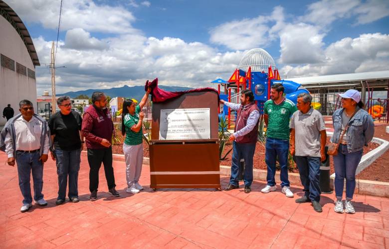 Rehabilita EdoMéx el Deportivo “El Mogote” en Aculco con inversión superior a 17 millones de pesos